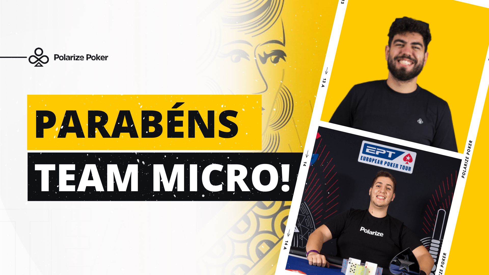 parabéns team micro poker polarizer poker players team Portugal brasil